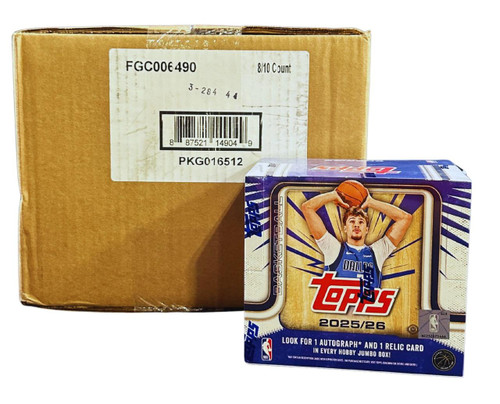2025/26 Topps Basketball Hobby Jumbo 8 Box Case