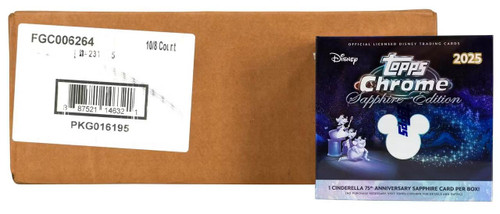 2025 Topps Chrome Disney Sapphire Edition 10 Box Case
