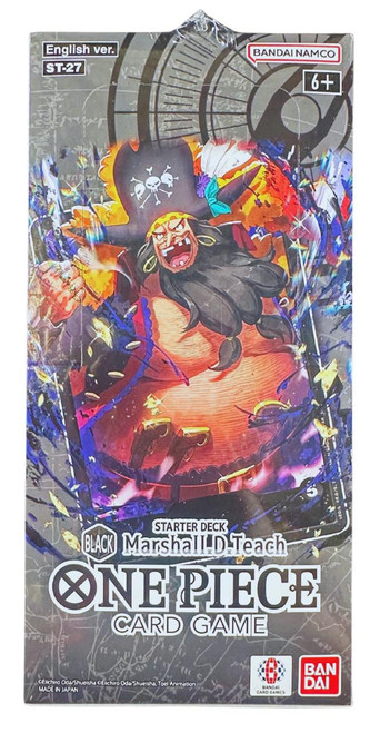 2025 One Piece TCG: Black Marshall.D.Teach Starter Deck Box