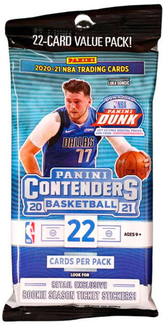 2020/21 Panini Contenders Basketball Multipack Pack