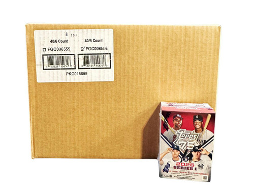 0 Case 2026 Topps Series 1 Baseball Blaster.