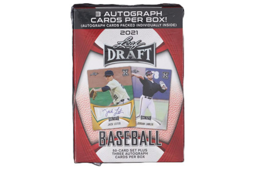 2021 Leaf Draft Baseball Blaster Box