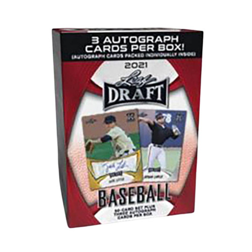 2021 Leaf Draft Baseball Blaster 20 Box Case