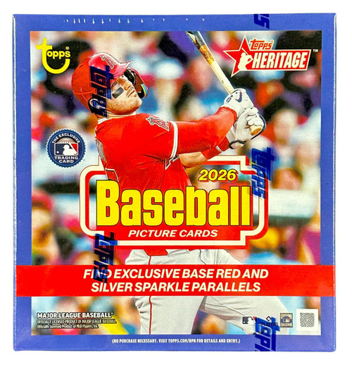 2026 Topps Heritage Baseball Mega Box