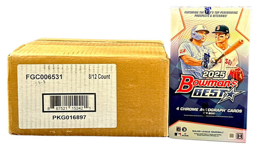 2025 Bowman's Best Baseball Hobby 8 Box Case