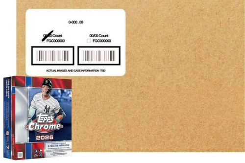 2026 Topps Chrome Baseball Mega 20 Box Case