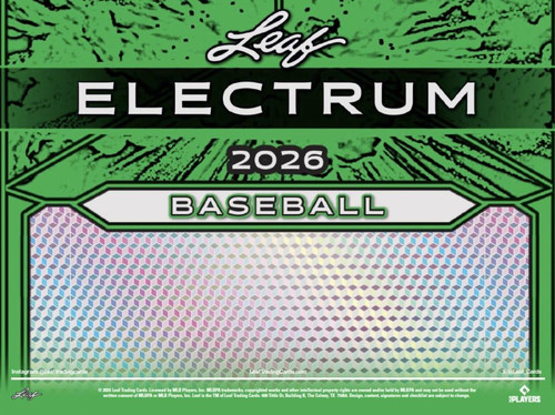 2026 Leaf Electrum Baseball 10 Box Case