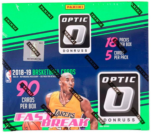 2018/19 Panini Donruss Optic Basketball Fast Break Box