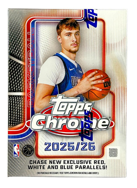 2025/26 Topps Chrome Basketball Blaster Box