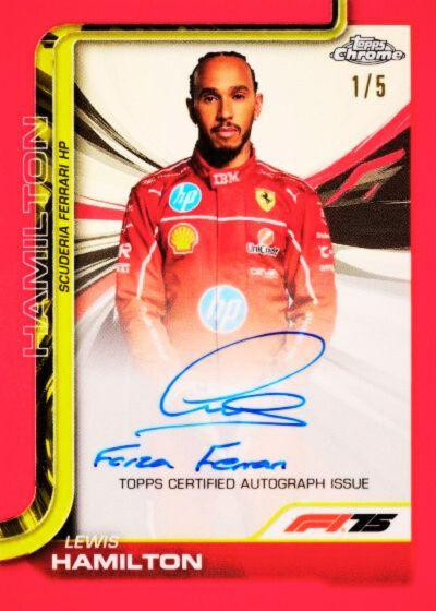 2025 Topps Chrome Formula 1 Racing Hobby Box