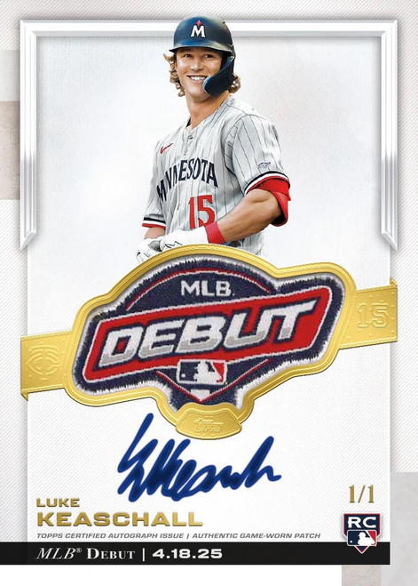 MLB Rookie Debut Patch Autographs