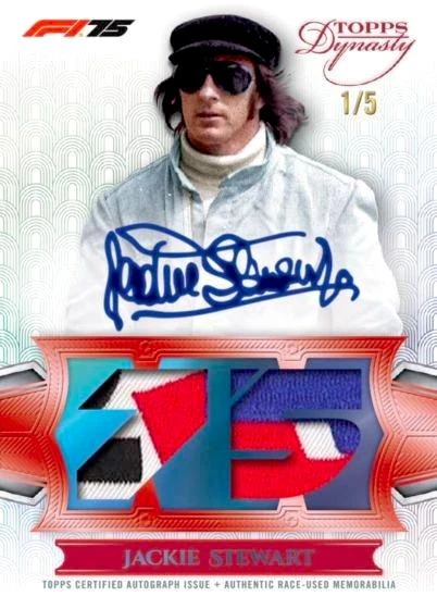 Dynasty Legendary 75 Patch Autographs – Red Parallel