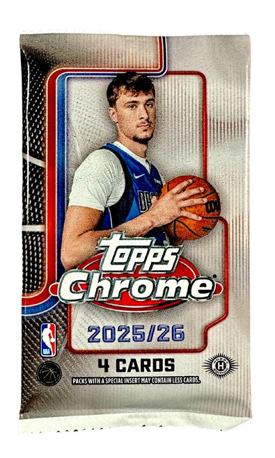 2025/26 Topps Chrome Basketball Hobby Pack