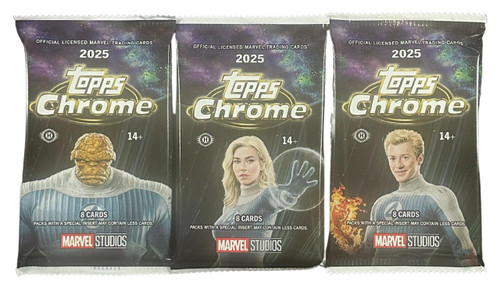 2024/25 Topps Chrome Marvel Studios Hobby Pack