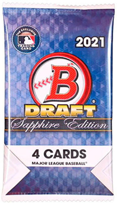 2021 Bowman Draft Baseball Sapphire Edition Pack