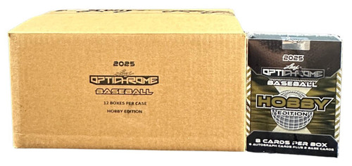 2025 Leaf Optichrome Baseball Hobby 12 Box Case