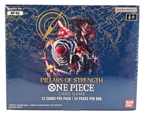 one piece booster box pillars of strength OP03 (Booster Pack) look out for the rare Secret cards that feature stunning artwork from the anime! ONE PIECE TCG: Pillars of