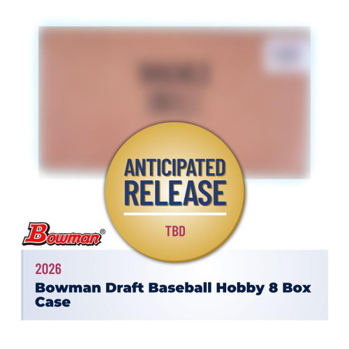 2026 Bowman Draft Baseball Hobby 8 Box Case
