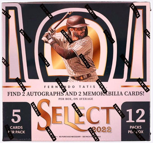 2022 Panini Select Baseball Hobby Box