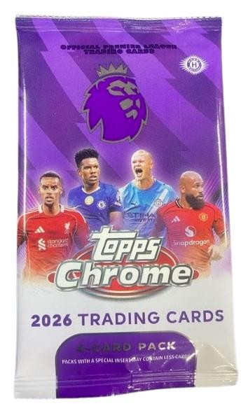 2025/26 Topps English Premier League Chrome Soccer Hobby Pack