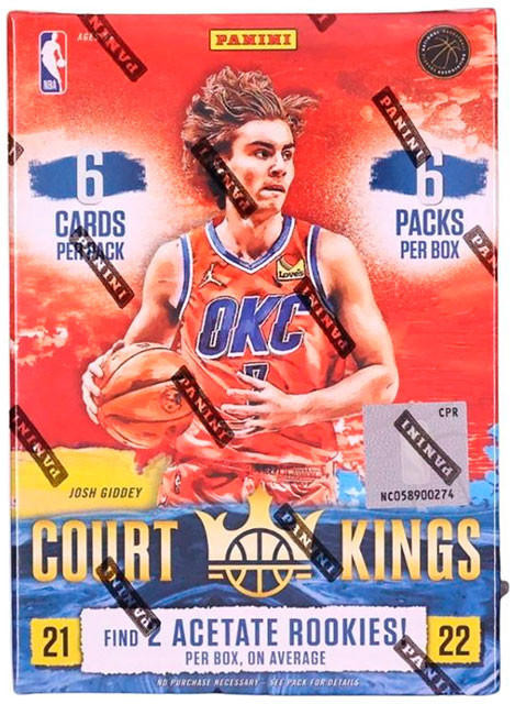 2021/22 Panini Court Kings Basketball Hobby Box
