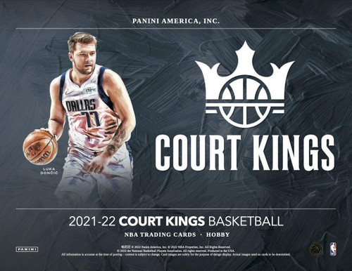 2021/22 Panini Court Kings Basketball Hobby 16 Box Case