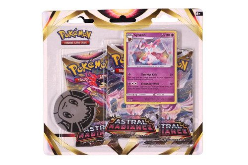 Pokemon Sword and Shield Astral Radiance 3-Booster Pack Blister