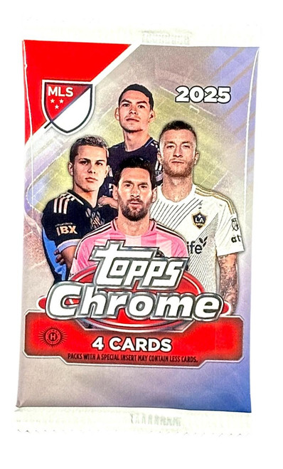 2025 Topps MLS Chrome Soccer Hobby Pack