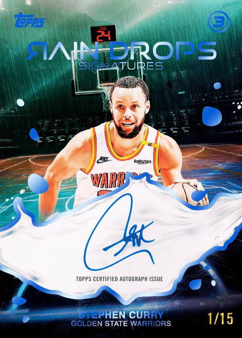 Raindrops Signatures - Blue Parallel