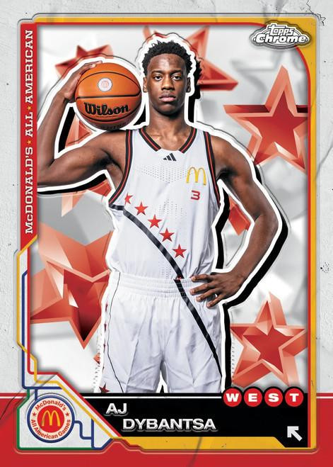2025 Topps Chrome Mcdonald's All-American Basketball Mega Box