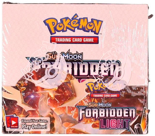 Pokemon Sun and Moon Forbidden Light Booster Box