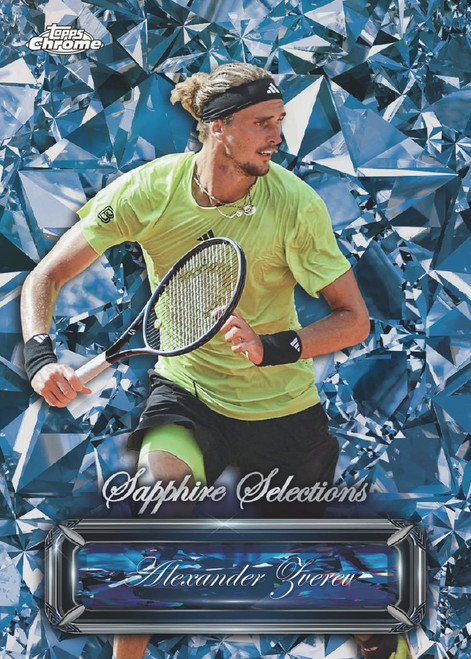 2025 Topps Chrome Tennis Sapphire Edition 10 Box Case