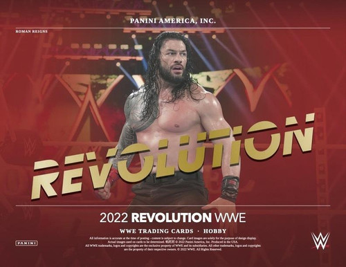 2022 Panini Revolution WWE Hobby 16 Box Case