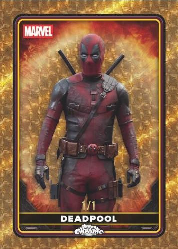 2025 Topps Chrome Marvel Deadpool Blaster Box