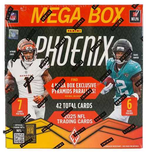 2025 Panini Phoenix Football Mega (Pyramids Parallels) Box