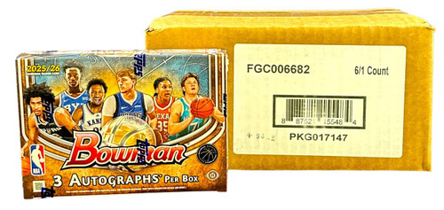 2025/26 Bowman Basketball Breaker's Delight 6 Box Case