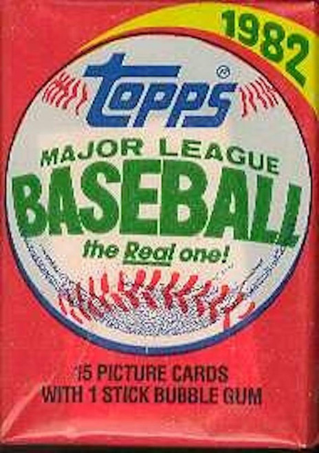1982 Topps Baseball Wax Pack