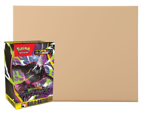 Pokemon Mega Evolution Pitch Black Build & Battle 6 Display Case