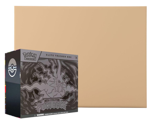 Pokemon Mega Evolution Pitch Black Elite Trainer 10 Box Case