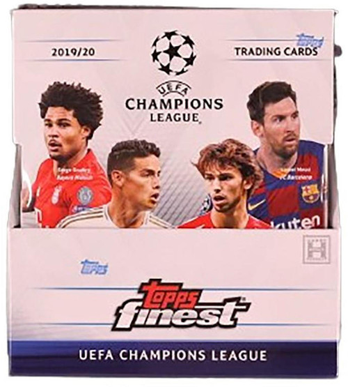 2019/20 Topps Finest UEFA Champions League Soccer Hobby Box