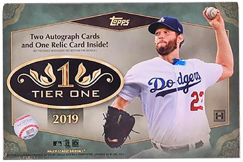 2019 Topps Tier One Baseball Hobby Box