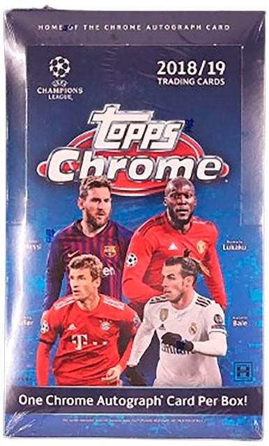 2018/19 Topps Chrome UEFA Champions League Soccer Hobby Box