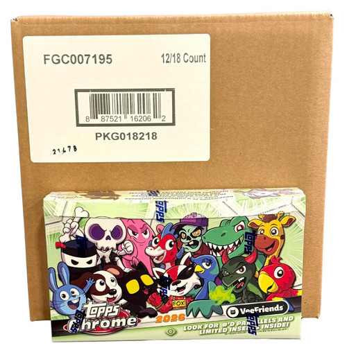 2026 Topps Chrome VeeFriends Hobby 12 Box Case