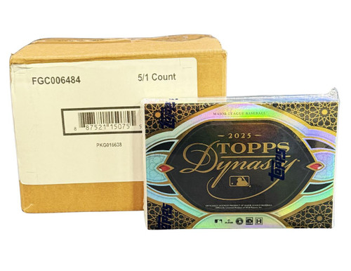 2025 Topps Dynasty Baseball Hobby 5 Box Case