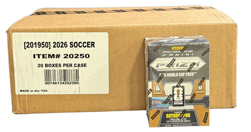 2026 Panini Prizm FIFA World Cup Soccer Blaster 20 Box Case