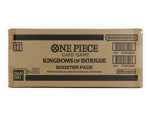 One Piece TCG: Kingdoms of Intrigue Booster (OP-04) 12 Box Case