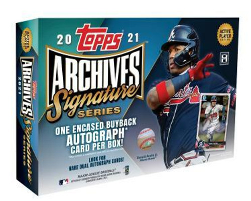 2021 Topps Archives Signature Series Baseball Box