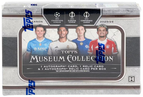 2025/26 Topps UEFA Club Competitions Museum Collection Soccer Hobby Box