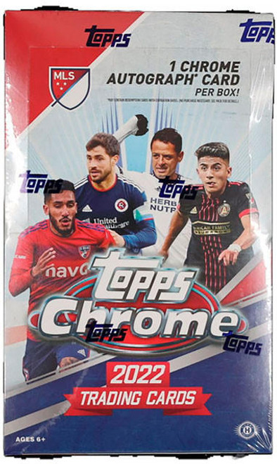 2022 Topps Chrome MLS Soccer Hobby Box