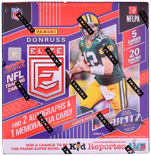 2022 Panini Donruss Elite Football Hobby Box